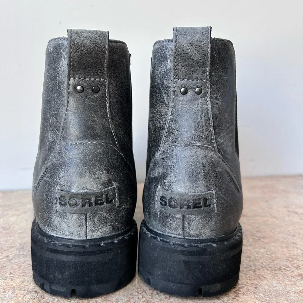 Sorel Lennox Chelsea Waterproof Boots in Quarry Gray women’s size 12/43 EU - Picture 4 of 8